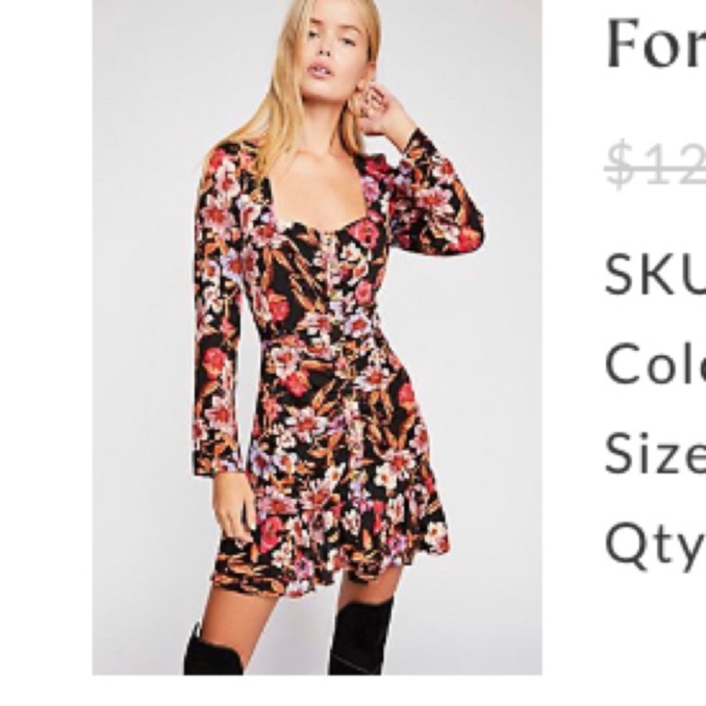 Free people floral dress